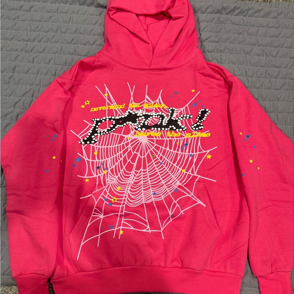 Sp5der P*NK Hoodie
